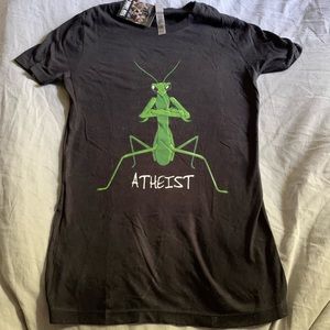 Praying Mantis Atheist Shirt  (Women’s)